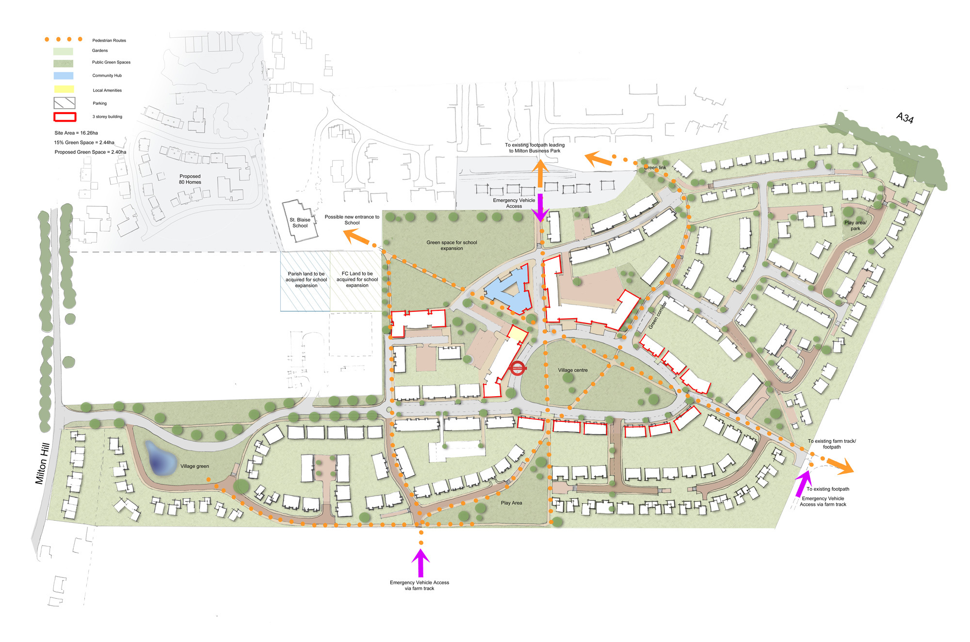 Residential Masterplan - Projects - Oxford Architects